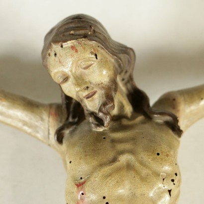 Cristo in legno-particolare