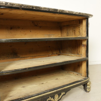 Louis XIV Dresser Ebony and Bronze France 18th Century