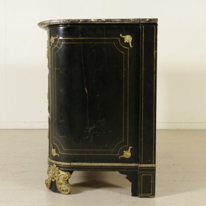 Louis XIV Dresser Ebony and Bronze France 18th Century