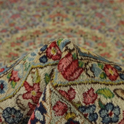 {* $ 0 $ *}, Kerman Teppich, Iran Teppich, Iranischer Teppich, Baumwollteppich, Wollteppich, Antiker Teppich, Antiker Teppich
