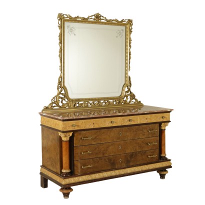 Revival Chest of Drawers with Mirror