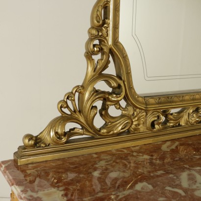 Revival Chest of Drawers with Mirror - detail