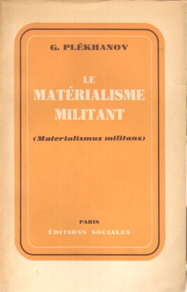 Le matérialisme militant