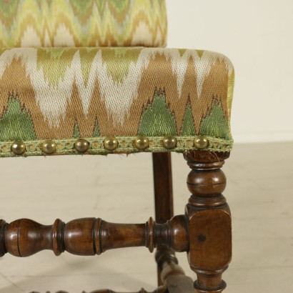 Group of six bobbin chairs - detail
