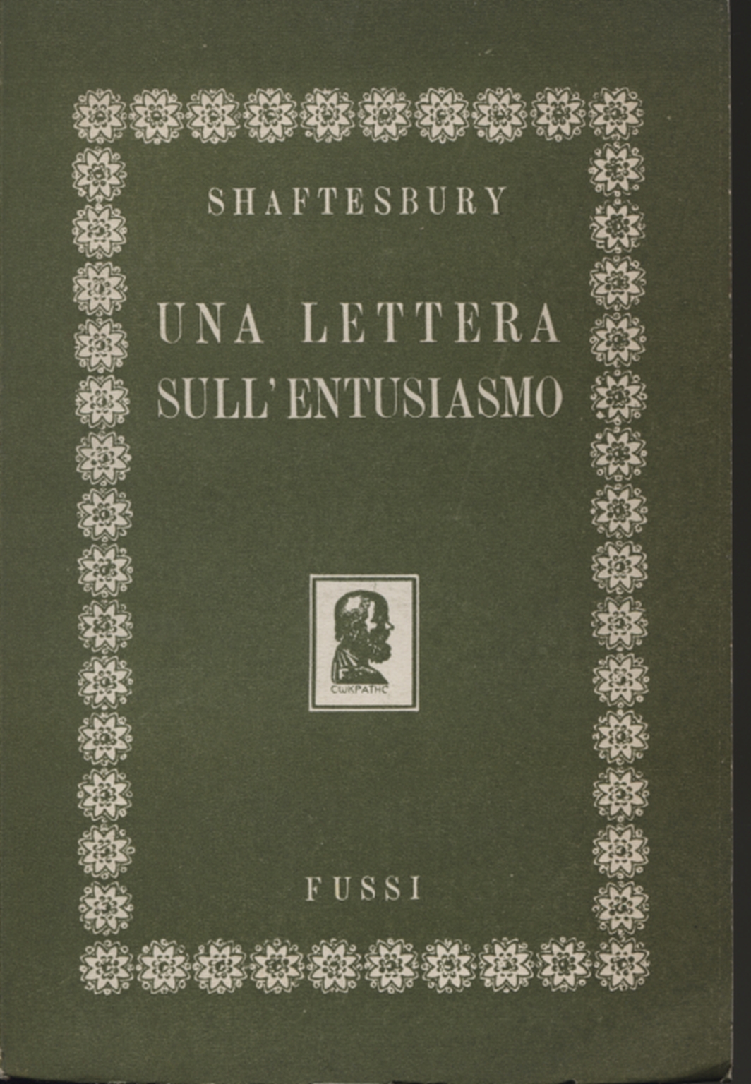 Una lettera sull'entusiasmo, Shaftesbury