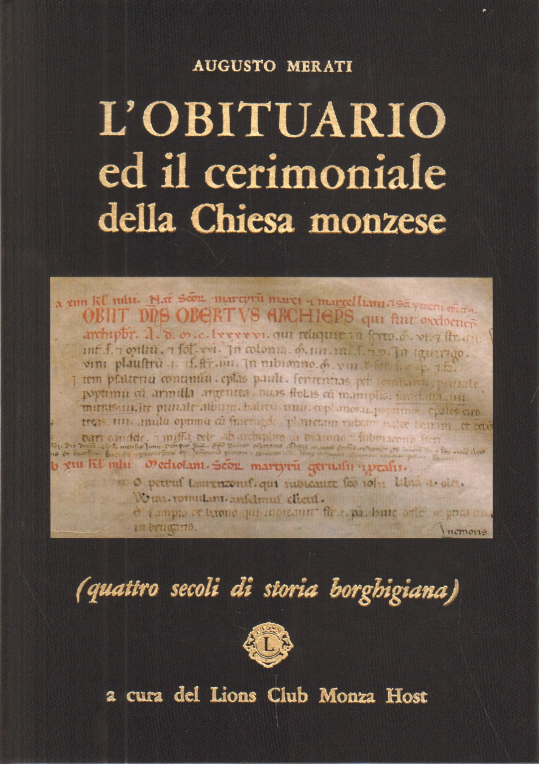 Der Nachruf und die Zeremonie der Monzes-Kirche, Augusto Merati