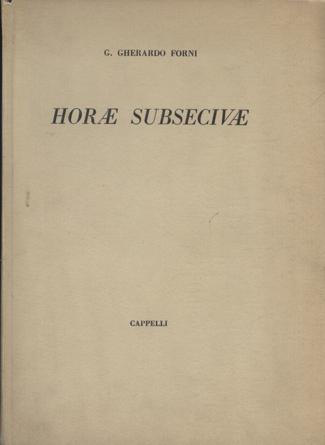 Hor&#230; subseciv&#230;
