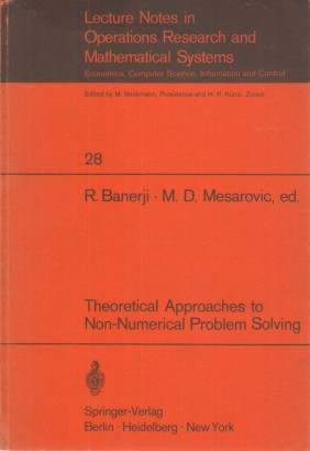 Theoretical approaches to non-numerical problem solving