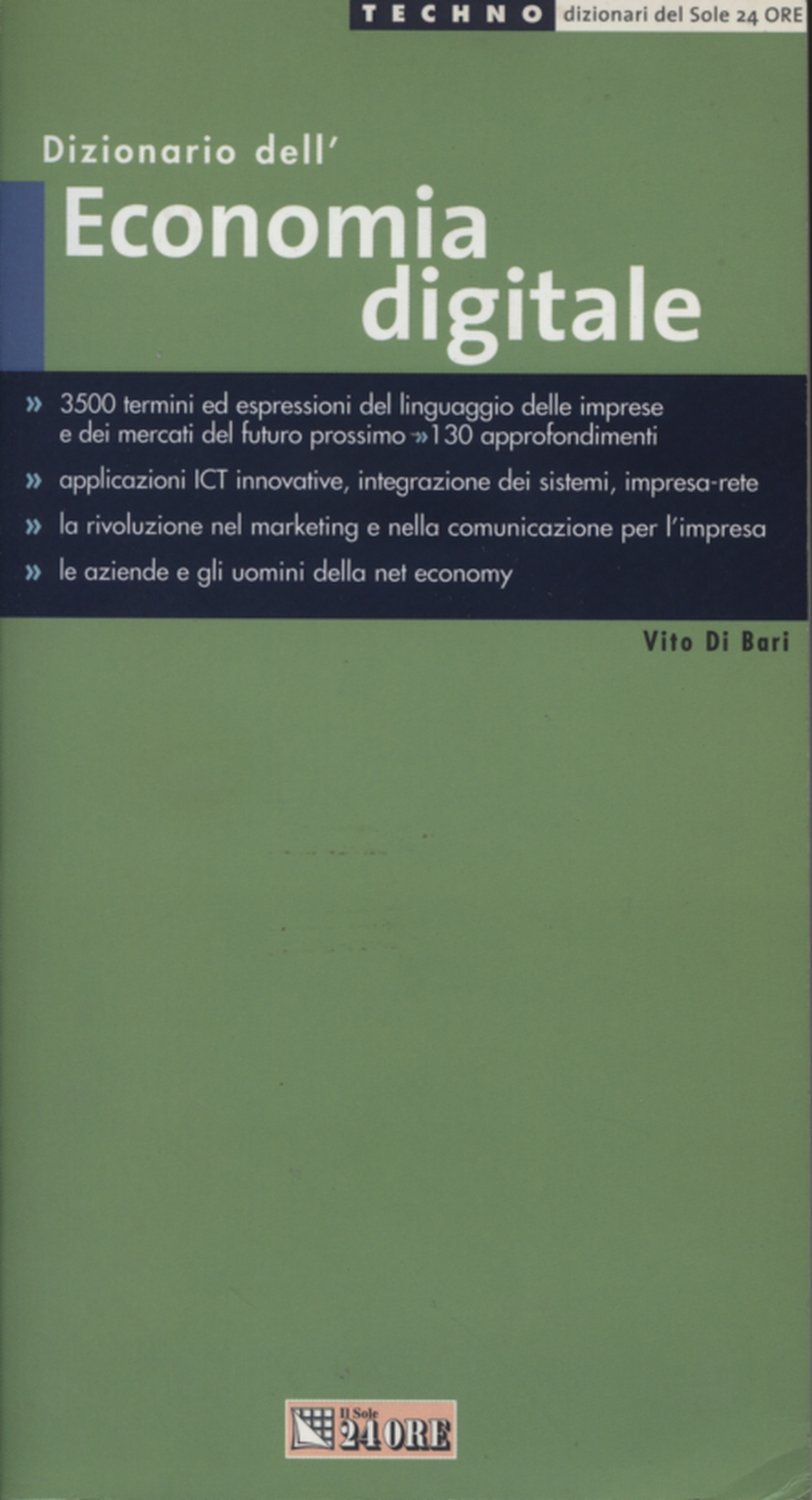 Dictionary of the Digital Economy, Vito di Bari