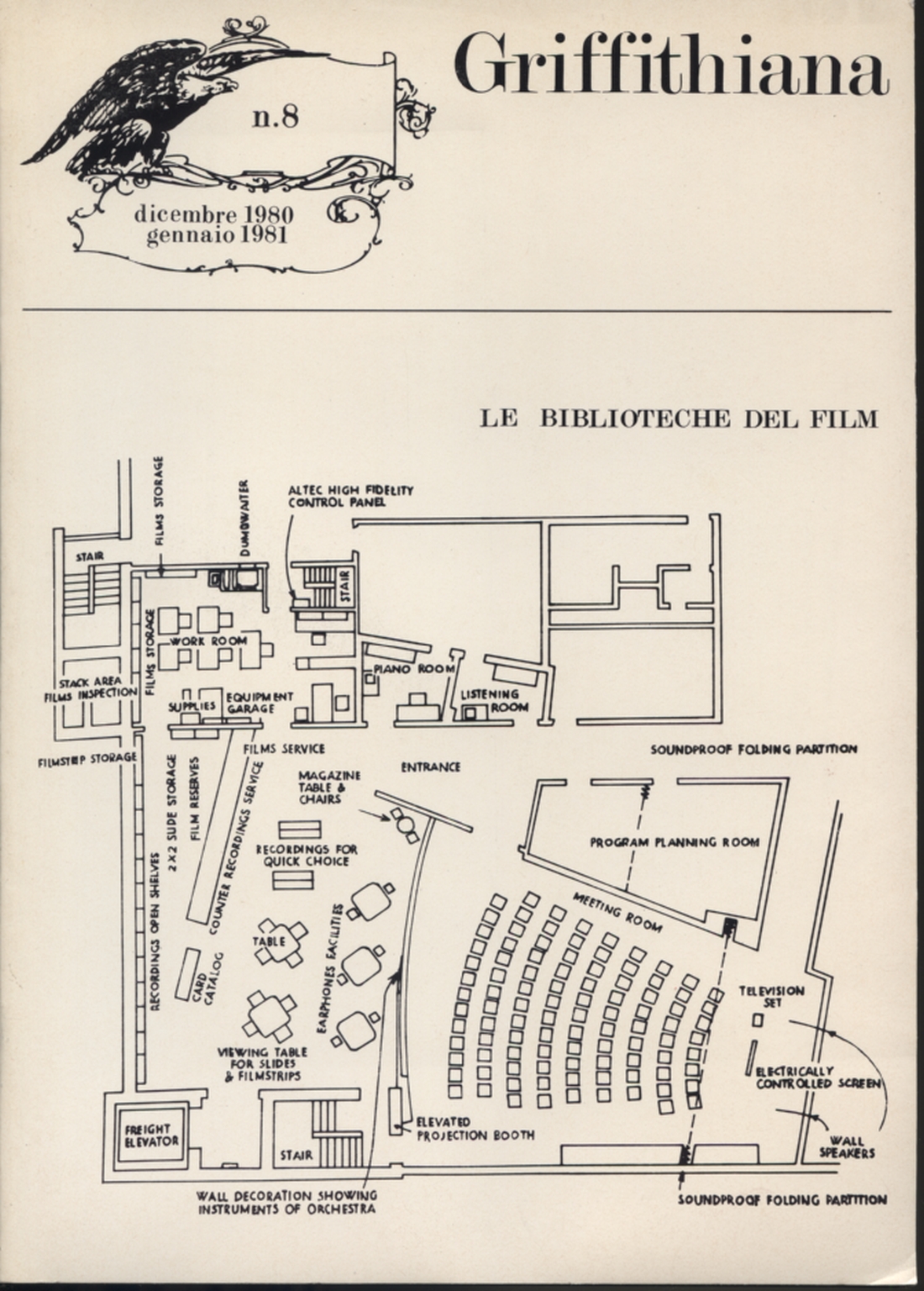 Griffithiana n.8 Dicembre 1980/Gennaio 1981