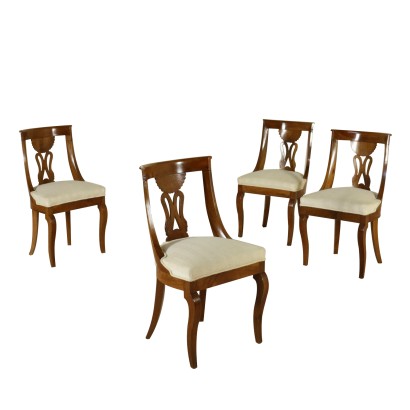 Groupe de 4 chaises de Restauration