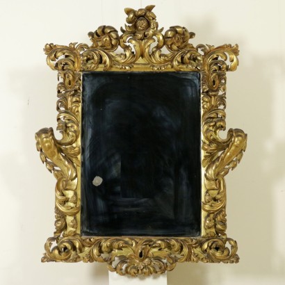 Foil Mirror Linden Italy 18th Century