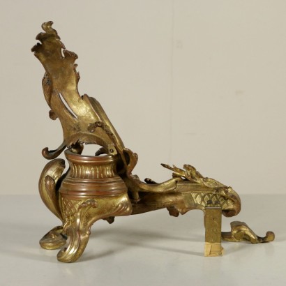 Pair of andirons dell'800