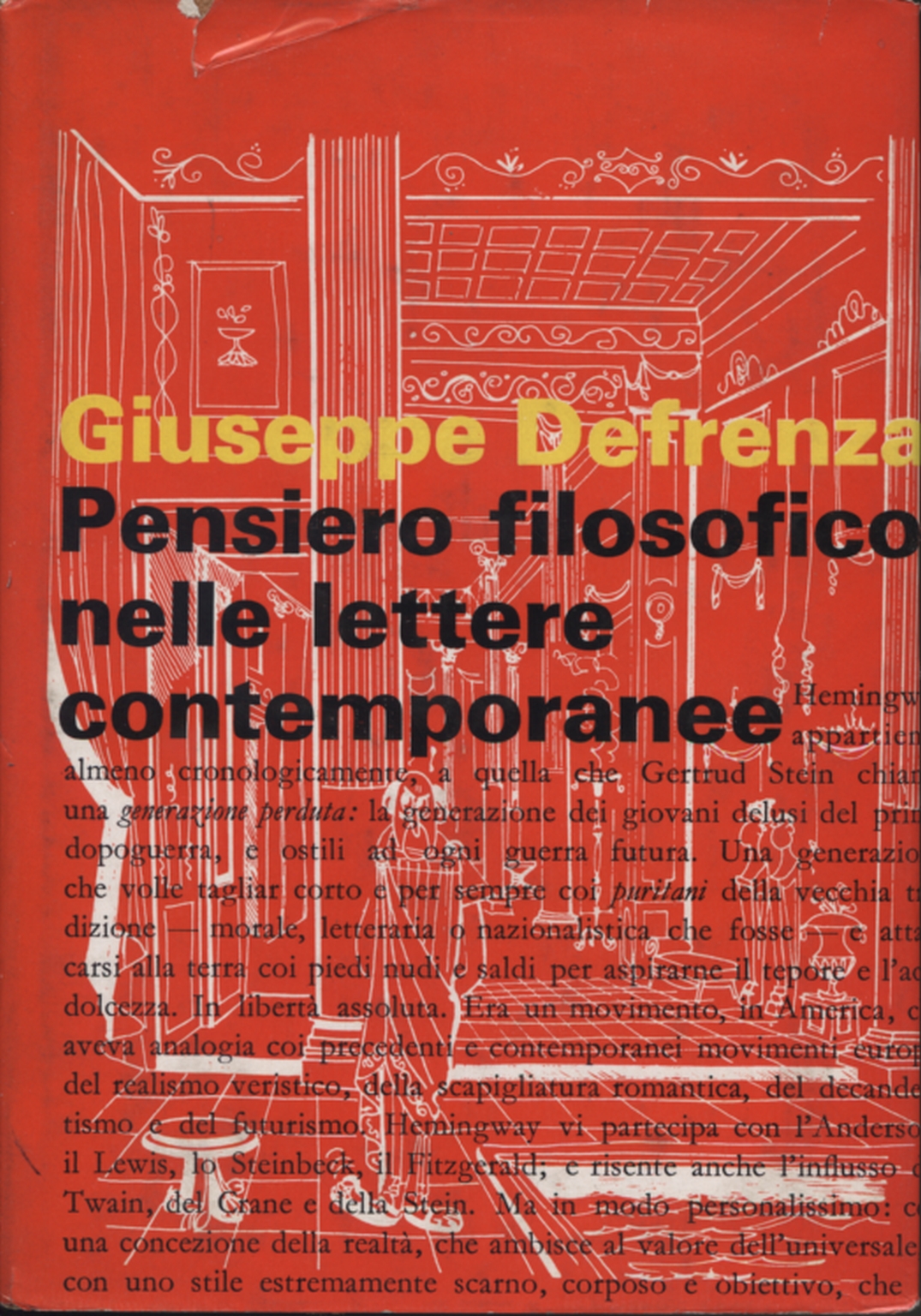 El pensamiento filosófico en las cartas de los contemporáneos, Giuseppe Defrenza