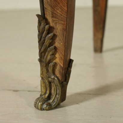 French Late Baroque chest of drawers - detail