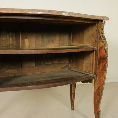 French Late Baroque chest of drawers - detail