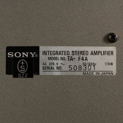 Amplificatore Sony TAF4A-particolare