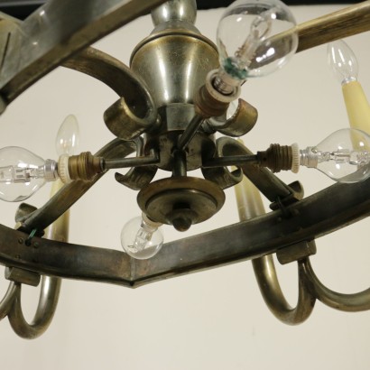 moderne Antiquitäten, Design moderne Antiquitäten, Kronleuchter, moderner antiker Kronleuchter, moderner antiker Kronleuchter, italienischer Kronleuchter, Vintage-Kronleuchter, 40er-Kronleuchter, 40er-Design-Kronleuchter, 40er-Lampe