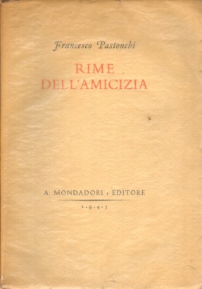 Rime dell'Amicizia