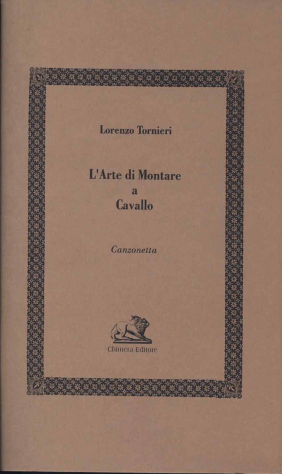 El arte de montar a caballo, Lorenzo Tornieri