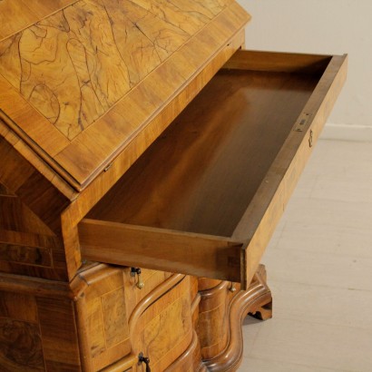 Revival Drop-leaf Secretaire - detail