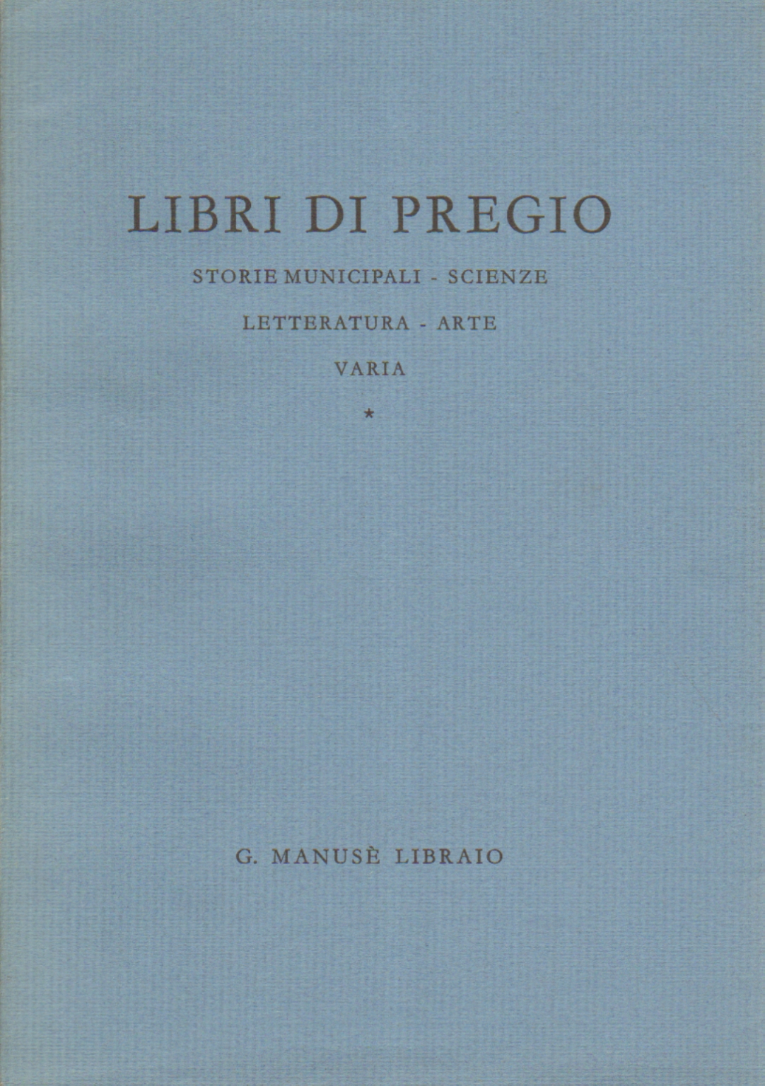 Les livres de valeur spéciale, AA.VV.