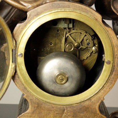 Mantel Clock with Candlesticks