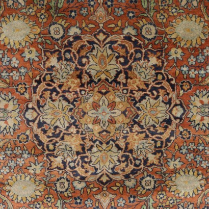 Tapis, Indo-Tabriz - Inde-détail