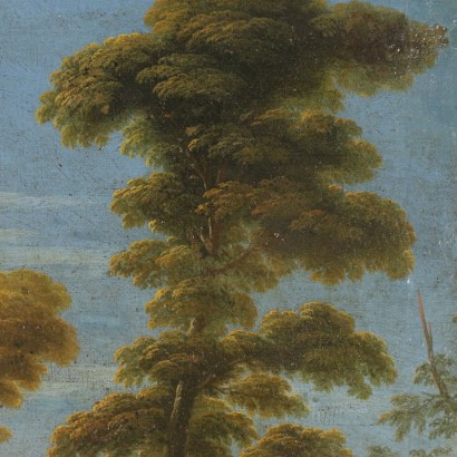 Marine Landscape with Tower - detail