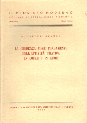 La credenza come fondamento dell'attività pratica in Locke e in Hume