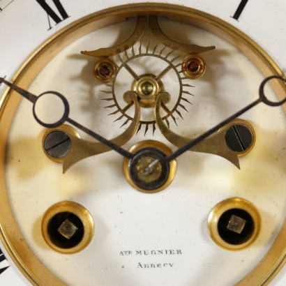 antike, Uhr, antike Uhr, antike Uhr, antike italienische Uhr, antike Uhr, neoklassizistische Uhr, Uhr des 19. Jahrhunderts, Tischuhr, antike Uhr, frühe 900 Uhr, 900 Uhr