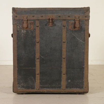 Antiquitäten, Koffer, antike Koffer, antiker Koffer, antiker italienischer Koffer, antiker Koffer, neoklassizistischer Koffer, Koffer aus dem 19. Jahrhundert