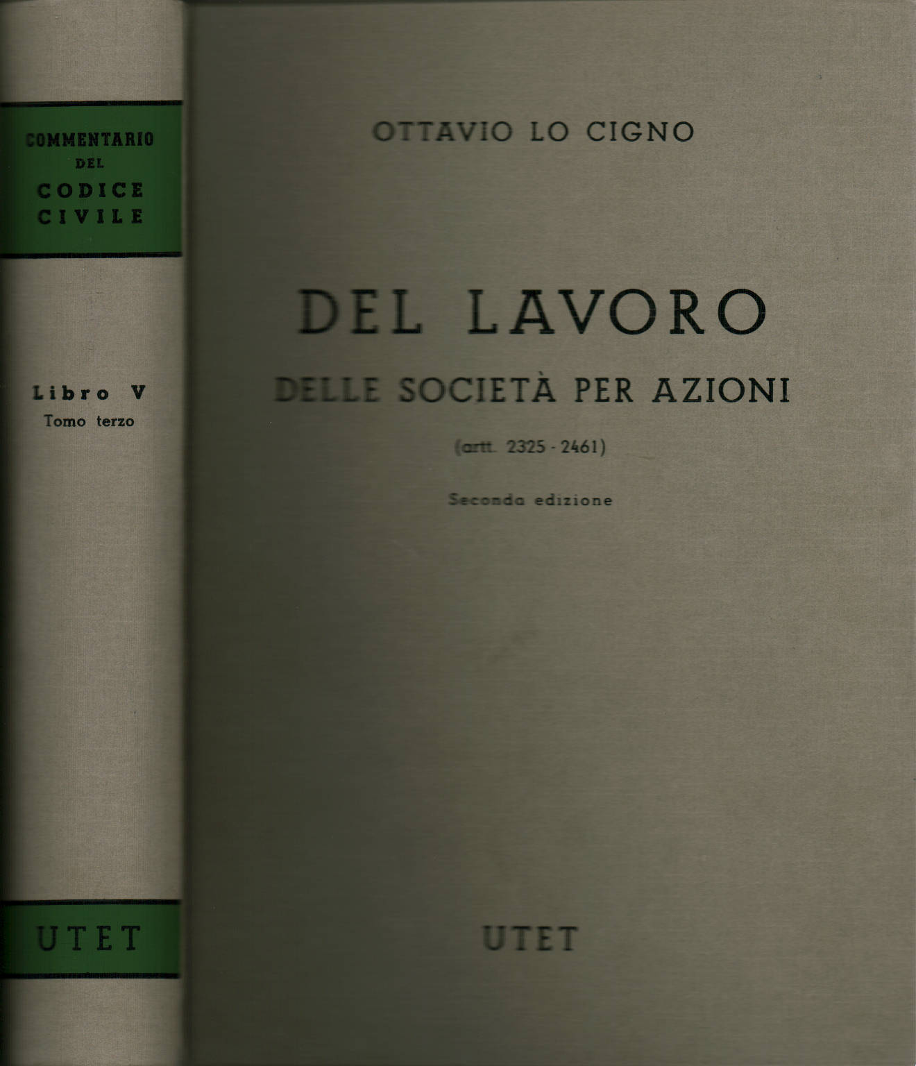 Del lavoro delle societ&#224; per azioni