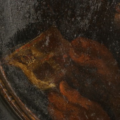 Weibliches antlitz von David Teniers, anhänger -detail