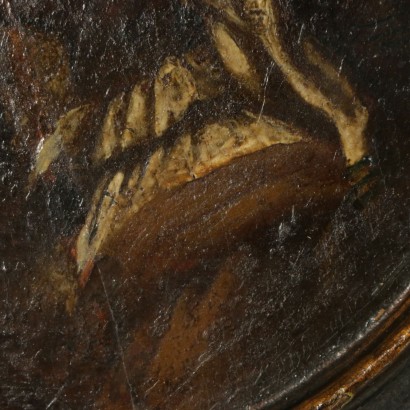 Weibliches antlitz von David Teniers, anhänger -detail