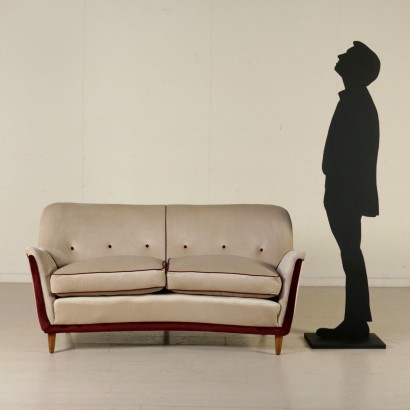 moderne Antiquitäten, moderne Design-Antiquitäten, Sofa, modernes Antiquitäten-Sofa, modernes Antiquitäten-Sofa, italienisches Sofa, Vintage-Sofa, 50er-Jahre-Sofa, 50er-Jahre-Design-Sofa, 50er Jahre, Vintage 50er Jahre