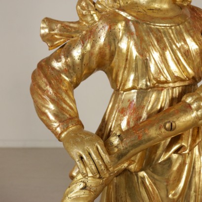 Pair of Statues Golden