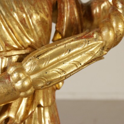 Paire de Statues d'Or