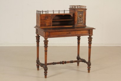 Bottega del 900, 900, liberty, liberty, writing desk, writing table, writing desk, 900 Walnut writing table Italy