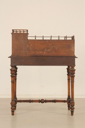Bottega del 900, 900, liberty, liberty, writing desk, writing table, writing desk, 900 Walnut writing table Italy