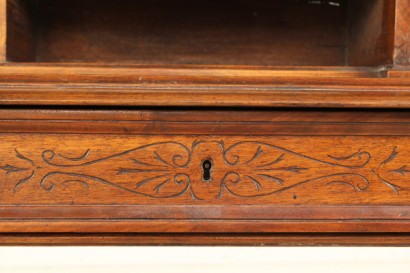 Bottega del 900, 900, liberty, liberty, writing desk, writing table, writing desk, 900 Walnut writing table Italy