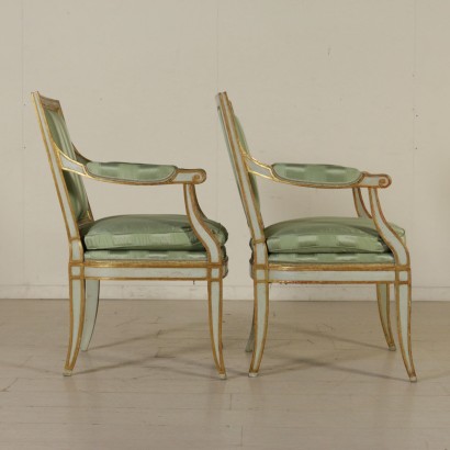 Pair of Armchairs, Neoclassical - side