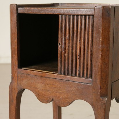 Nightstand with Shutter Door - detail