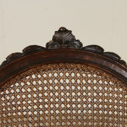 Pair of Cane Armchairs - detail