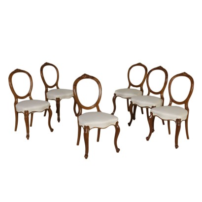 Group of Six English Chairs