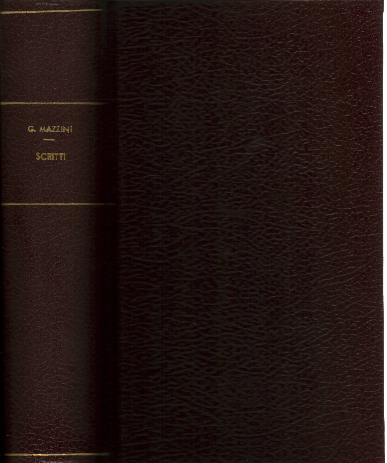 Escritos literarios Volumen I y Volumen II, Giuseppe Mazzini