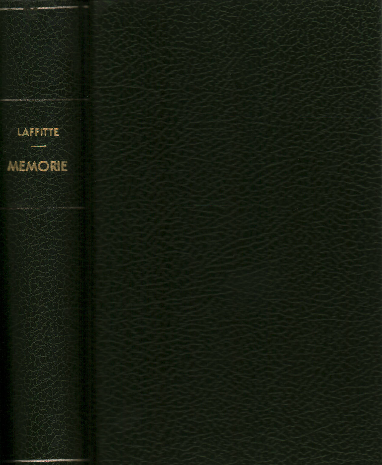 Mémoires, Giacomo Laffitte
