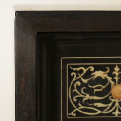 Monetiere Inlaid Ivory detail