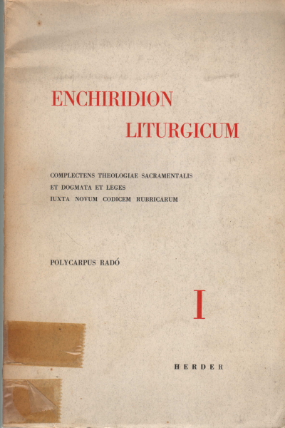 Enchiridion Liturgicum Tomus Primus, Polycarpus Radò