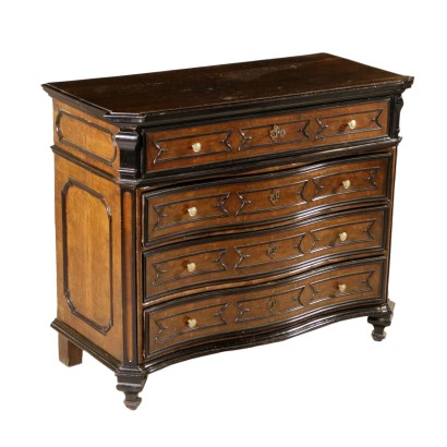 Chest of Drawers Made in Lombardy 18th Century